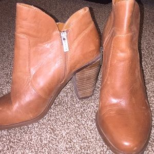 Brown booties